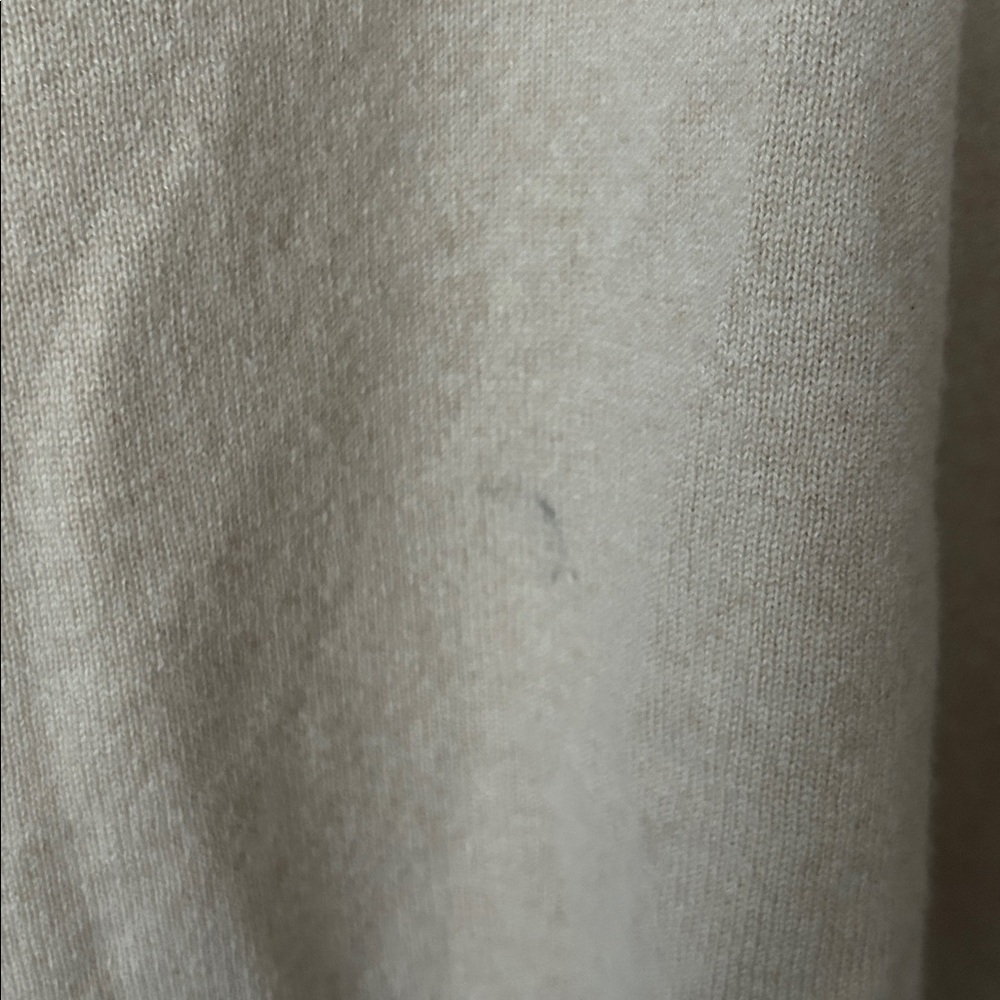 Peter Millar Luxurious Oat Beige π―% Cashmere Sweater **Size L** πΈπΈ - Picture 5 of 6